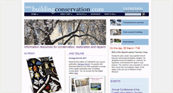 Desktop Screenshot of buildingconservation.com